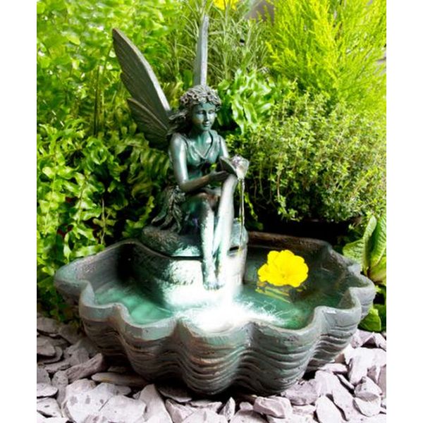 Fairy Leaf Solar Fountain