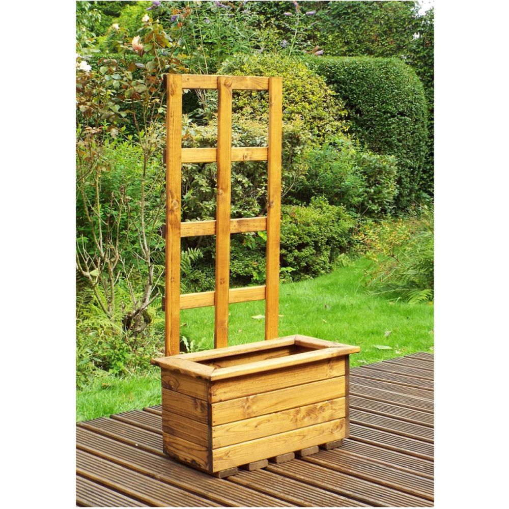 Small Trough with Trellis