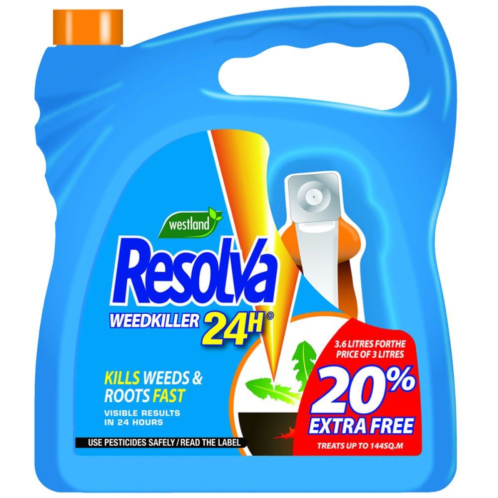 Resolva Weedkiller 24H Ready to use 3.6ltr