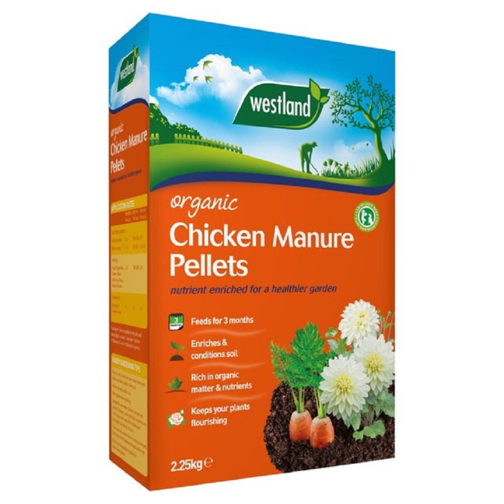Org Chicken Manure Pellets 2.25kg