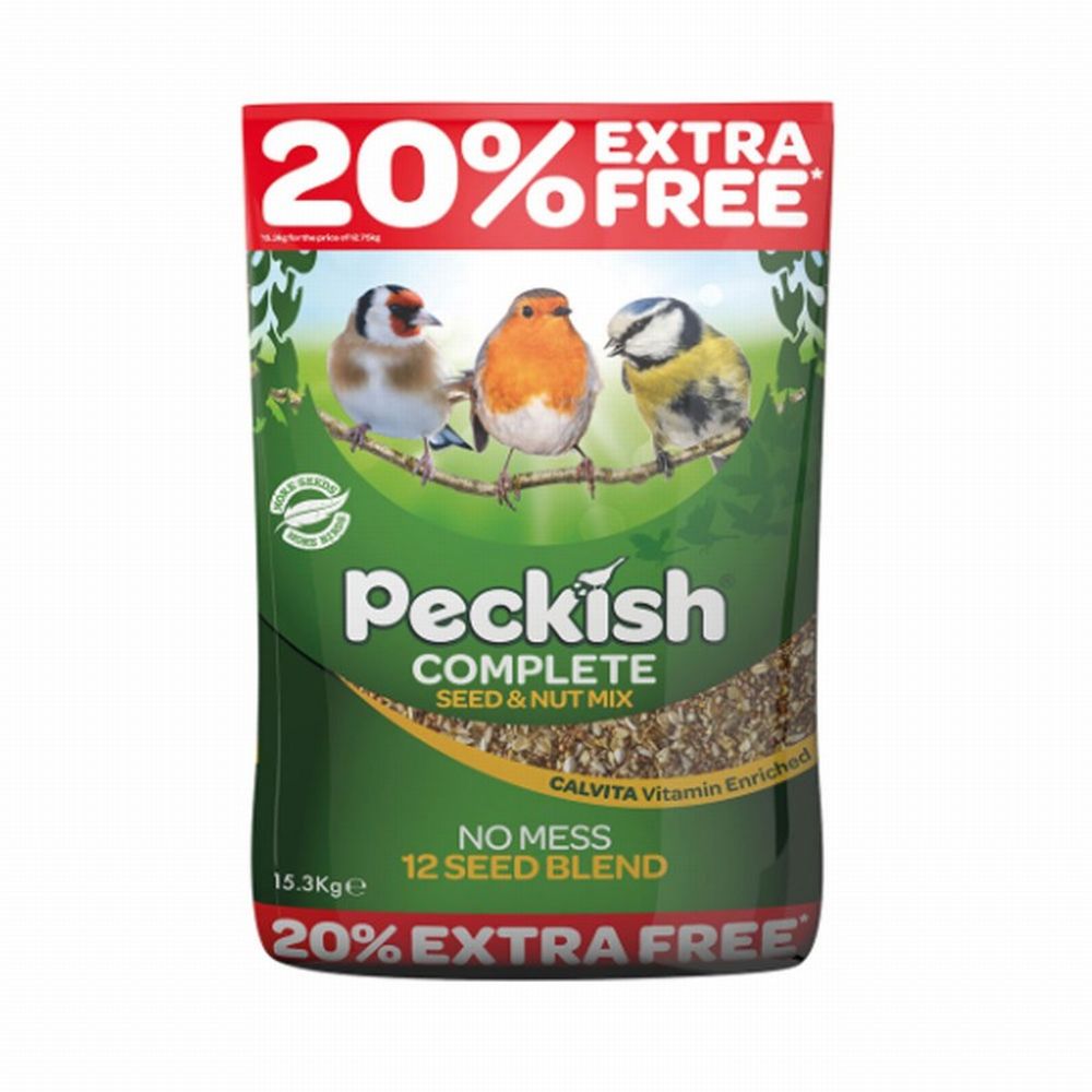 Peckish Complete Seed & Nut Mix 15.3kg  20% extra free