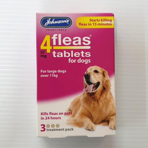 4 Fleas Dog 3 Tablets