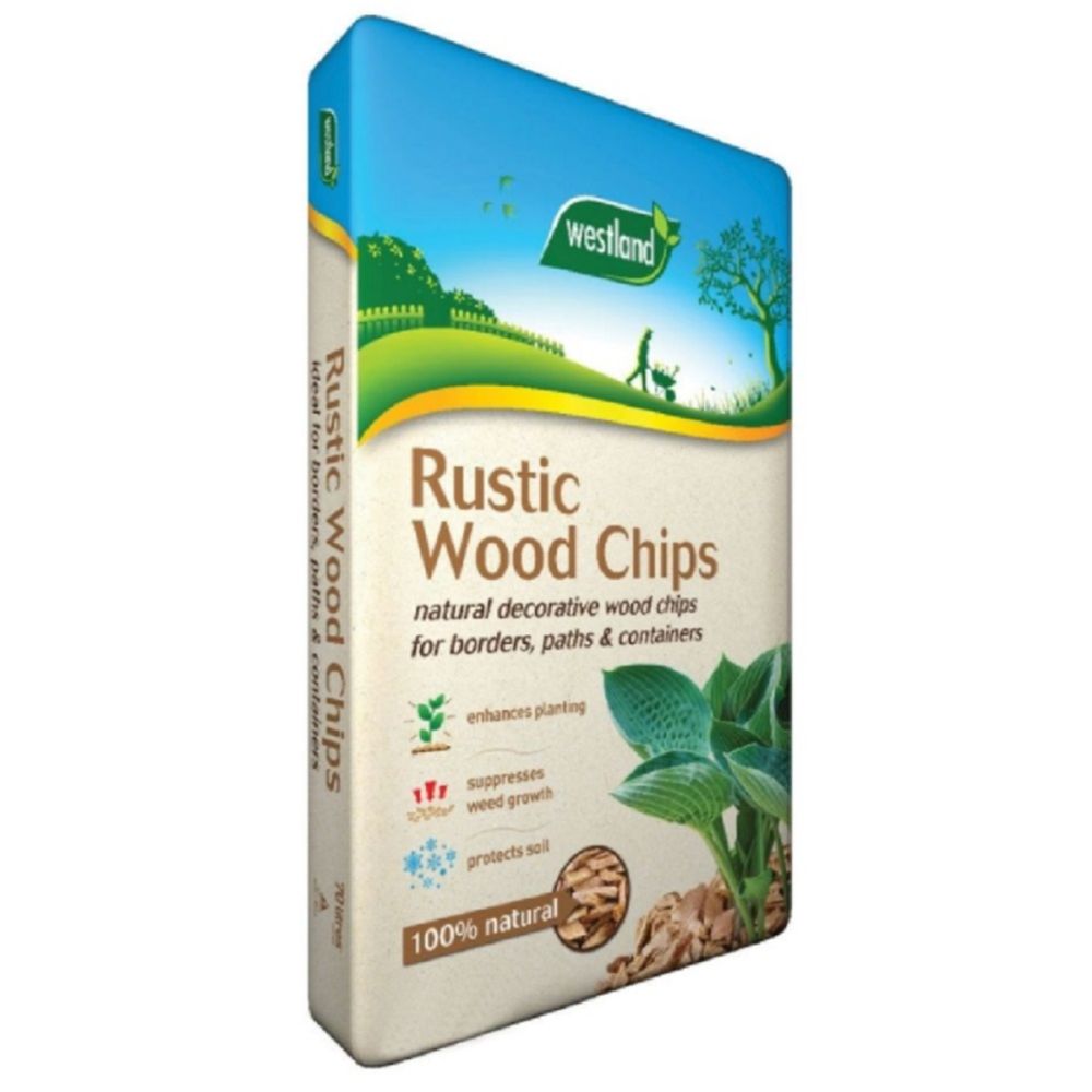 60L Rustic Wood Chips Natural