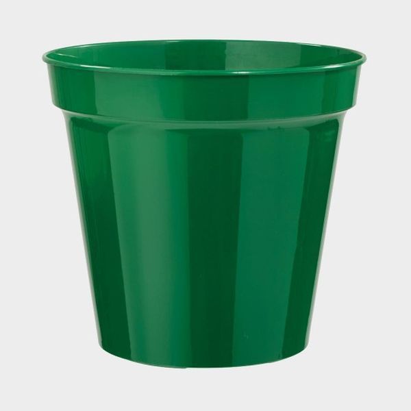 18cm Plastic Pot Green