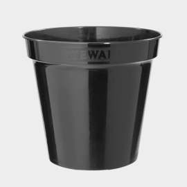 38.1cm Plastic Pot Black