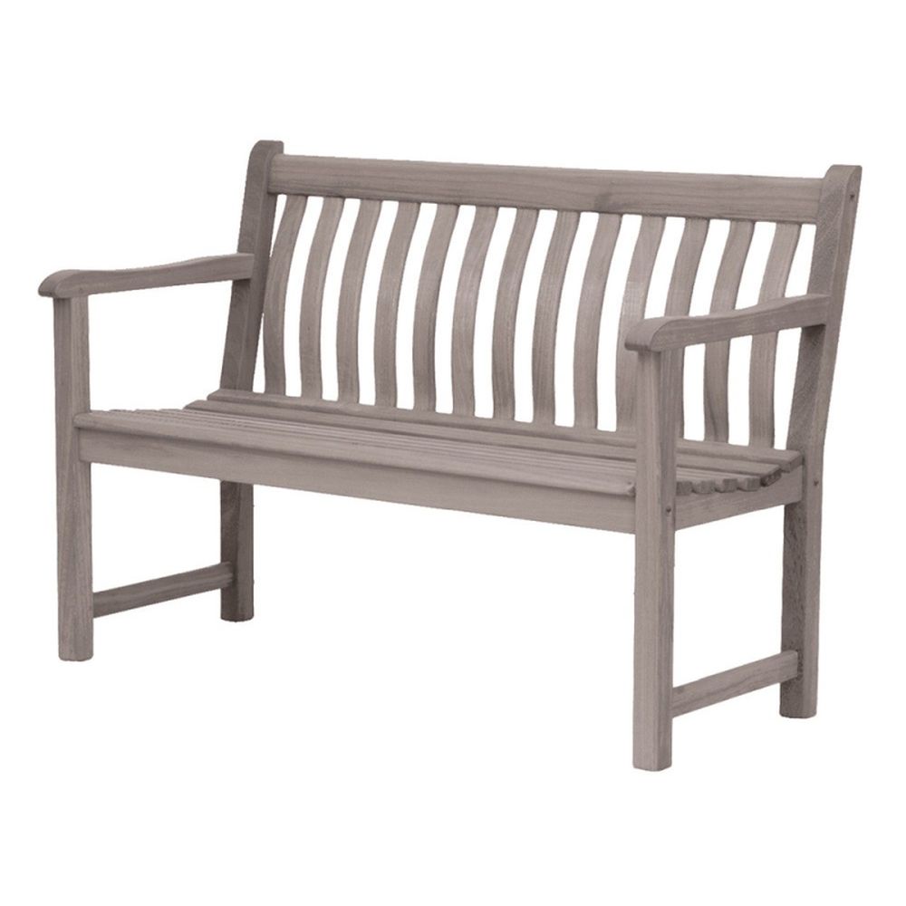 Grey Painted Acacia Bench 2 Seat