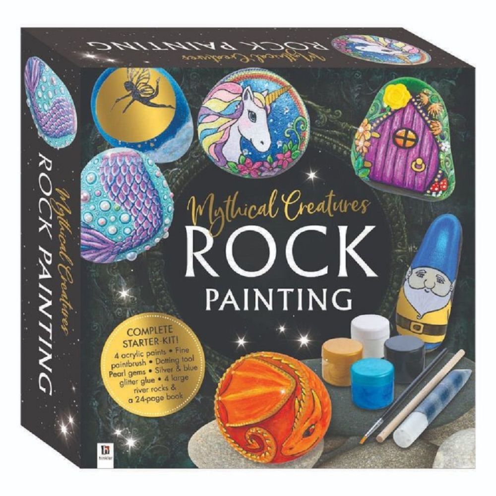 Mythical Creatures Rock Painting