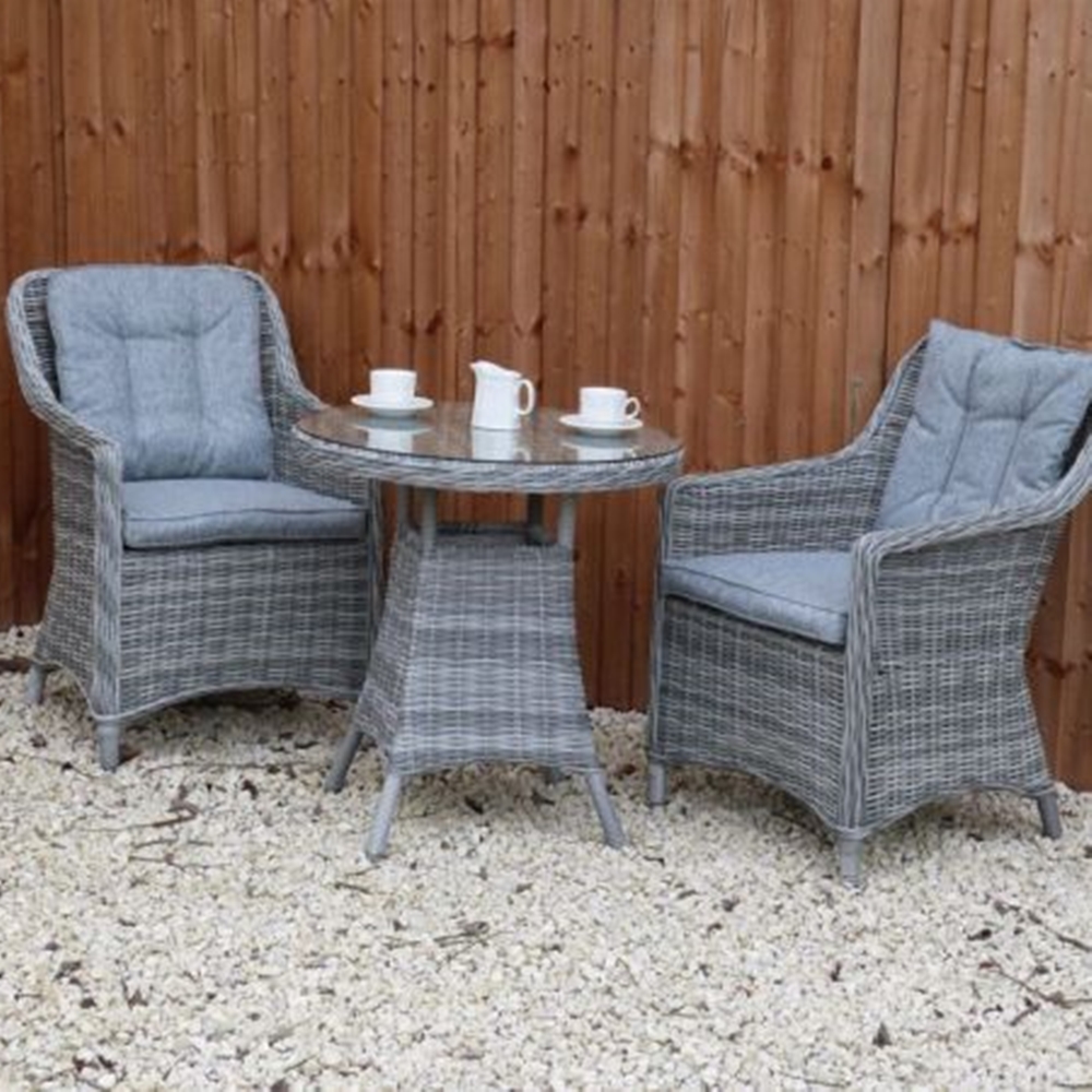 Turnberry 2 Seater Dining Bistro Set - Bistro Sets - Busy Bee Garden Centre