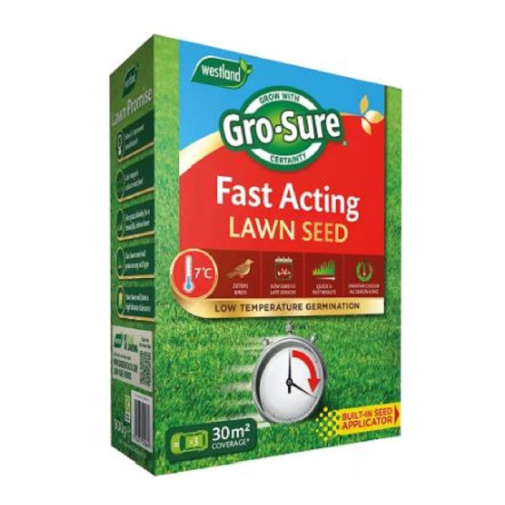 Gro-Sure Fast Acting Lawn Seed 30sqm