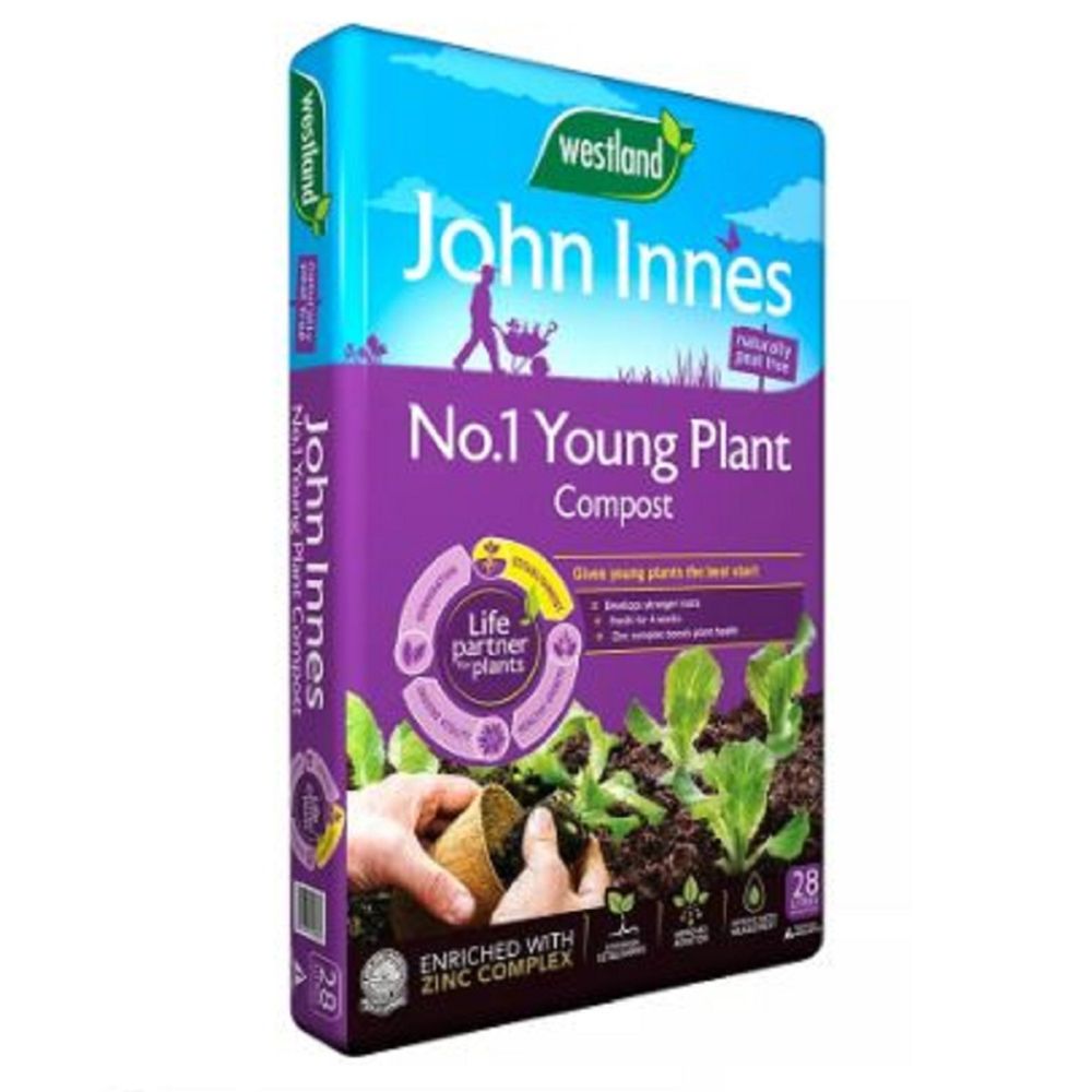 28ltr Peat Free John Innes No 1 Young Pl