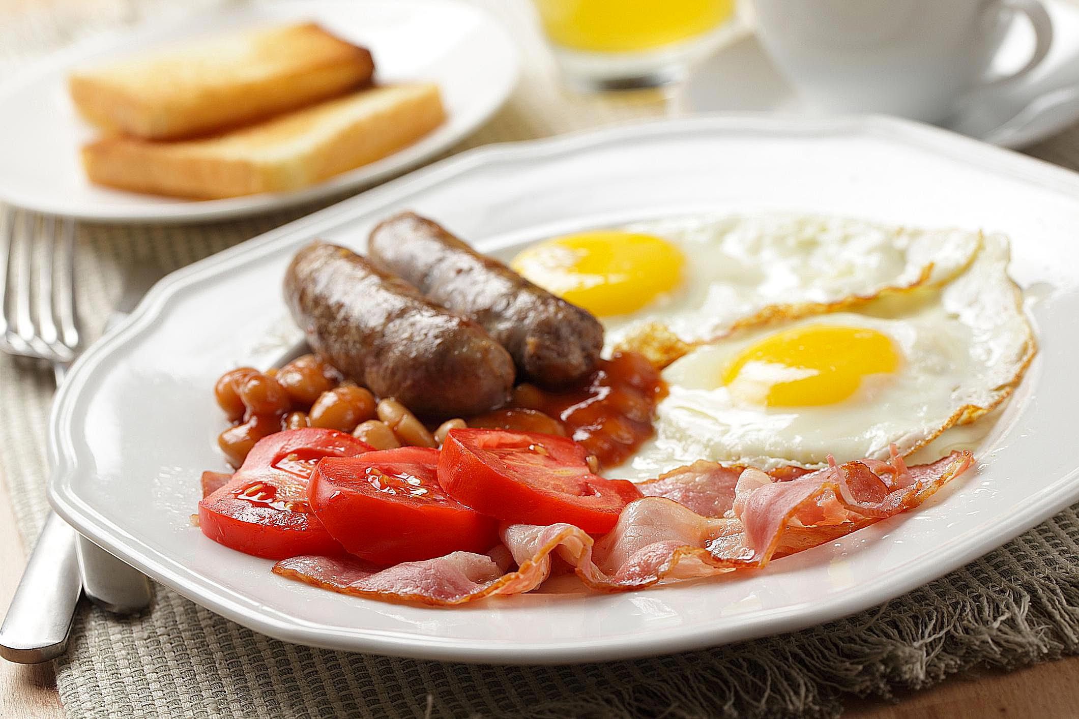Английский завтрак меню